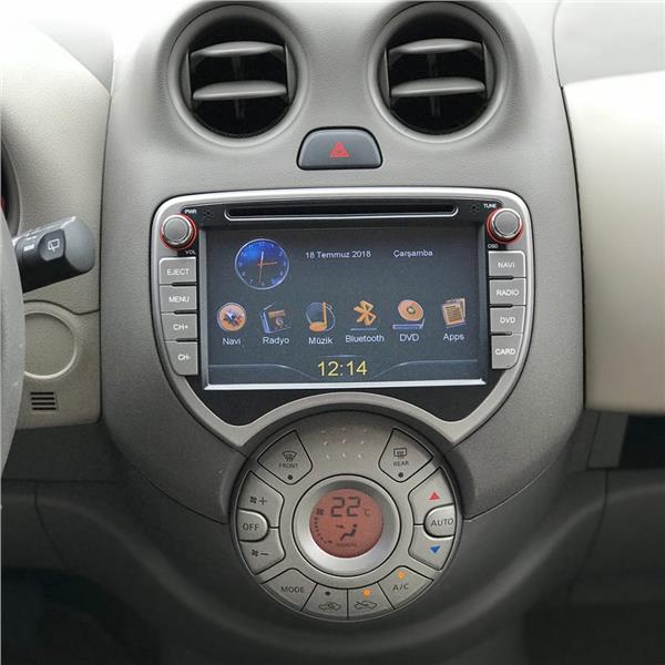 NİSSAN MİCRA NAVİGASYON DVD USB BLUETOOTH HD KAMERA