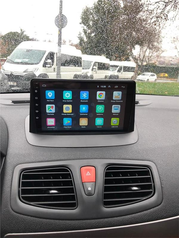 RENAULT MEGAN3 9''ANDROİD DVD USB BLUETOOTH HD KAMERA