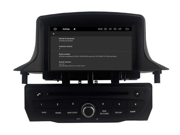 RENAULT MEGAN3 ANDROİD DVD USB BLUETOOTH HD KAMERA