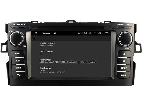 TOYOTA AURİS ANDROİD DVD USB BLUETOOTH HD KAMERA