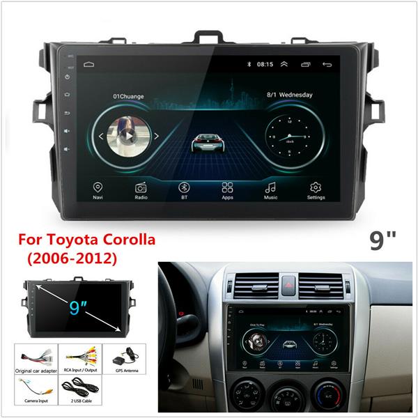 TOYOTA COROLLA 2006-2012 ANDROİD DVD USB BLUETOOTH HD KAMERA