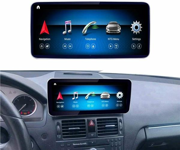 Benz C-Class W204 (2007-2010) ANDROİD CARPLAY ANDROİD DVD USB BLUETOOTH HD KAMERA HEDİYE